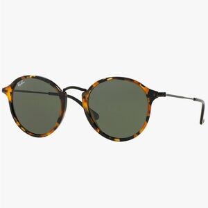 Ray Ban RB2447 Round Fleck Unisex Sunglasses